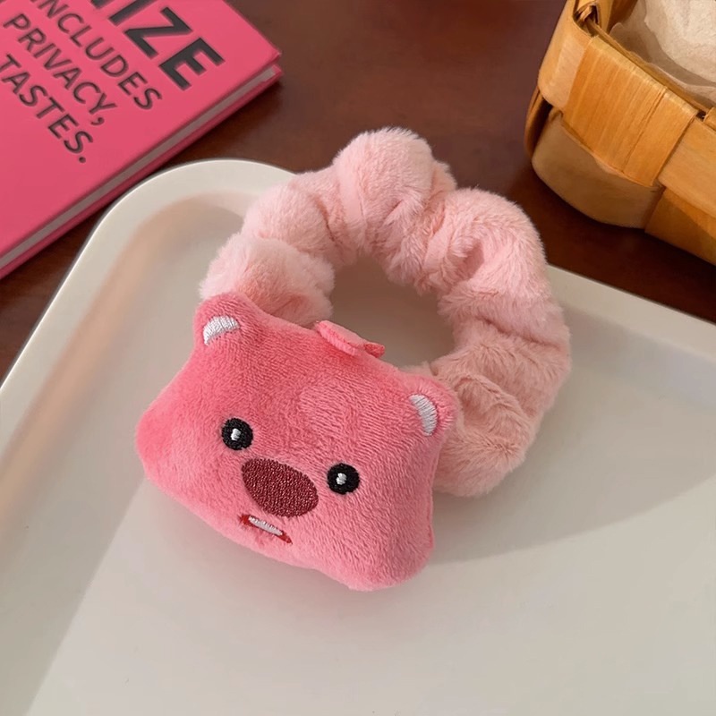 Loopy búp bê dễ thương tóc tie tóc clip dễ thương cô gái tóc tie tóc dây bangs kẹp tóc bên