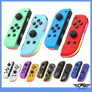 Rgb Bộ Điều Khiển Đèn Không Dây Đa Chức Năng Cho nintendo switch & switch oled Joy-Con Hỗ Trợ 6 Rìa gyro
