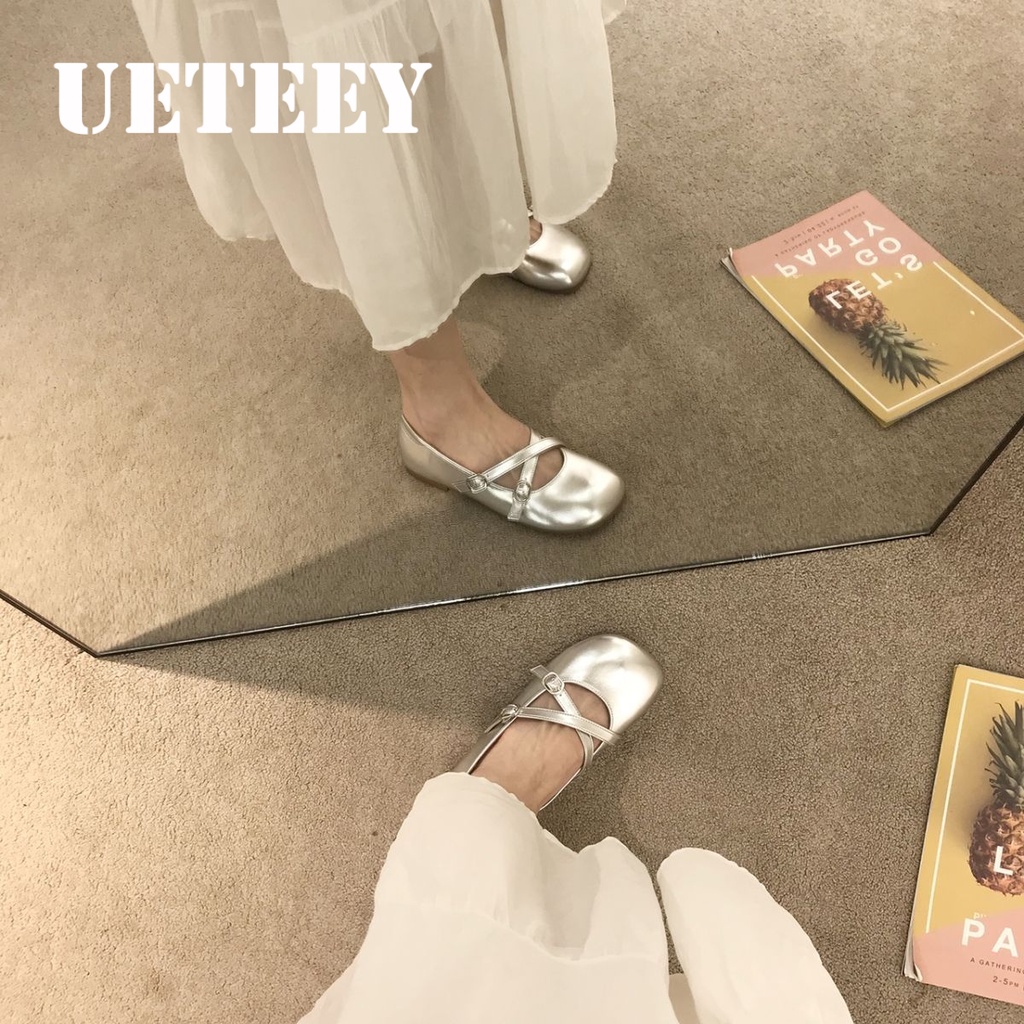 UETEEY giày búp bê giày lolita nữ giày mary jane Thoải Mái Xinh Xắn  Màu sắc đa dạng Đế linh hoạt Độ bền cao Hợp thời FLF23A0NZE 42Z231019