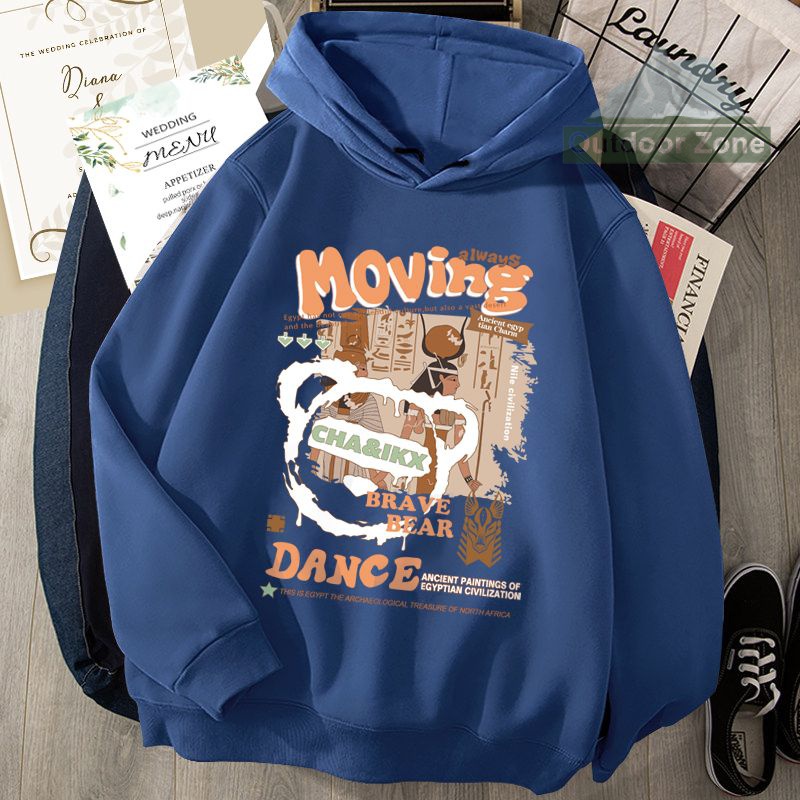 Áo hoodie In Hình Gấu Thời Trang Xuân Thu 2023 Mới Cho Nam