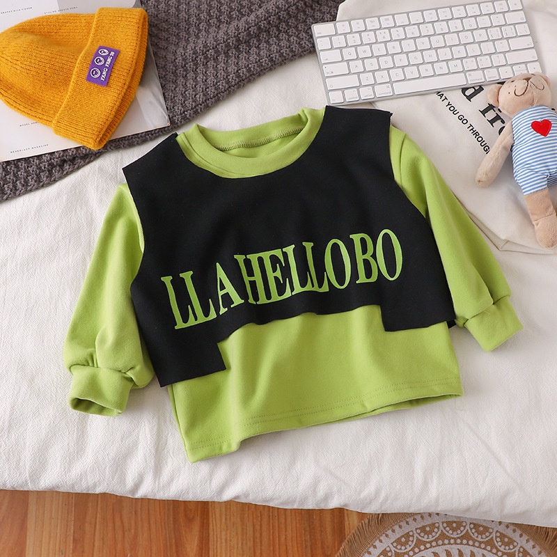 Bộ Đồ Hai Mảnh Áo vest Tay Dài Phong Cách Hàn Quốc Thời Trang Thu Đông Hàng Mới 2023 Dành Cho Bé Gái