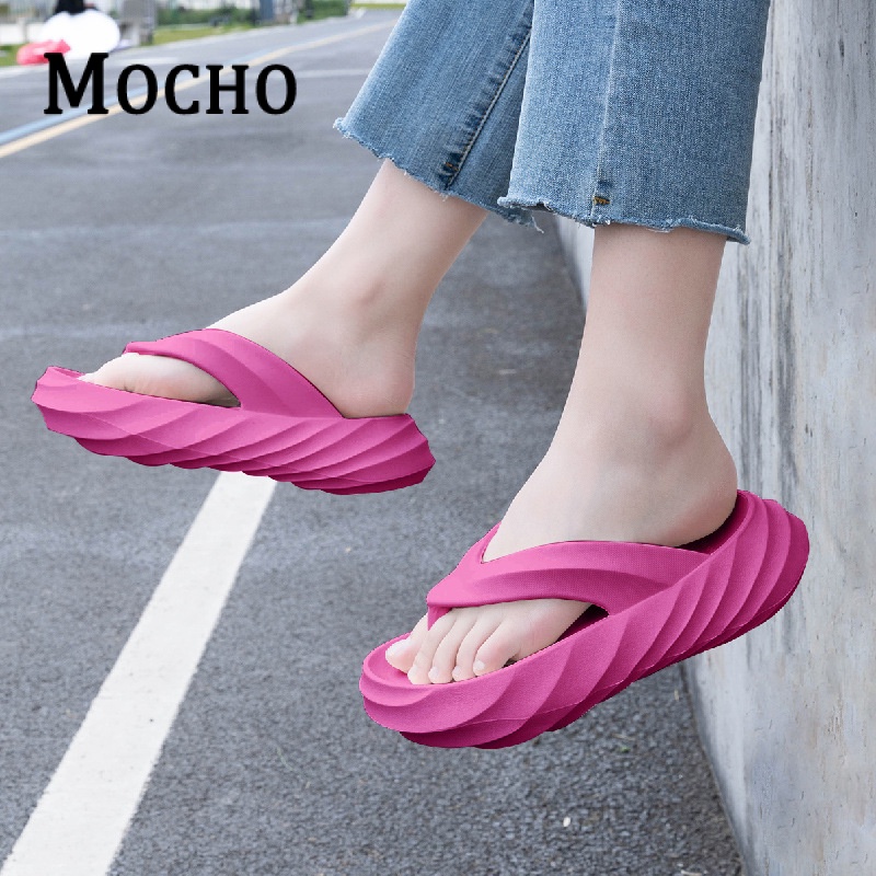 MOCHO  Dép nữ Hở Ngón Đế Dày Thấm hút mồ hôi Trẻ trung Sang trọng Năng động FDL23A0Q19 42Z231020