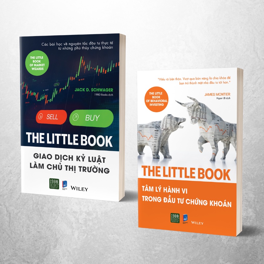 Sách - Combo 2 cuốn Giao Dịch Kỷ Luật Làm Chủ Thị Trường - Tâm lý hành vi trong đầu tư chứng khoán