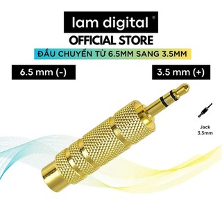 Đầu jack chuyển 6.5mm sang 3.5mm i đầu jack chuyển 3.5mm sang 6.5mm