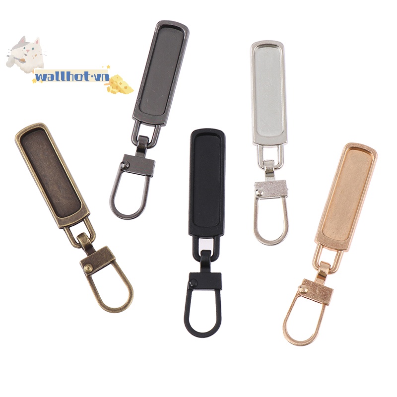 Wallhot > Set 3 Dây Khóa Kéo Có Thể Tháo Rời Thay Thế Cho Vali Đi Học / Giày Bốt / Giày Bốt / Áo Khoác Khóa Kéo Kim Loại