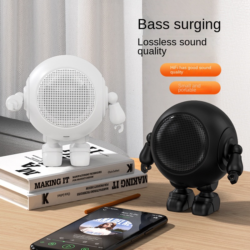 Loa bluetooth Không Dây Hình robot Dễ Thương