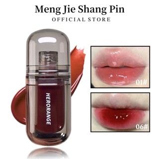 Herorange Gương Lip Glaze Chống Thấm Nước Dài Mặc Nước Bóng Hydrating Thủy Tinh Son Bóng Dưỡng Ẩm Son Môi Son Tint Trang Điểm