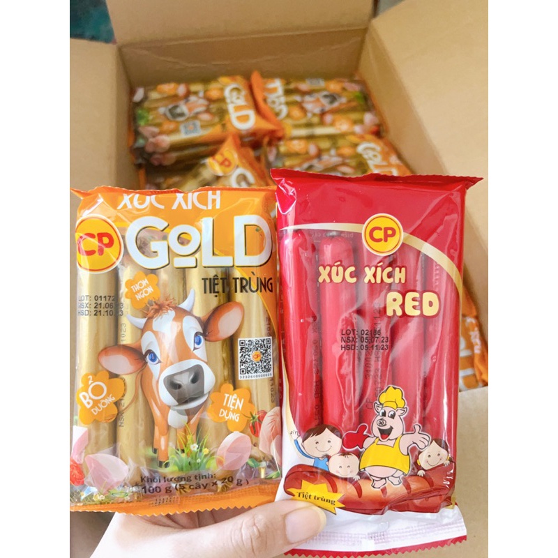 Xúc Xích CP Heo-Bò 100g -200g