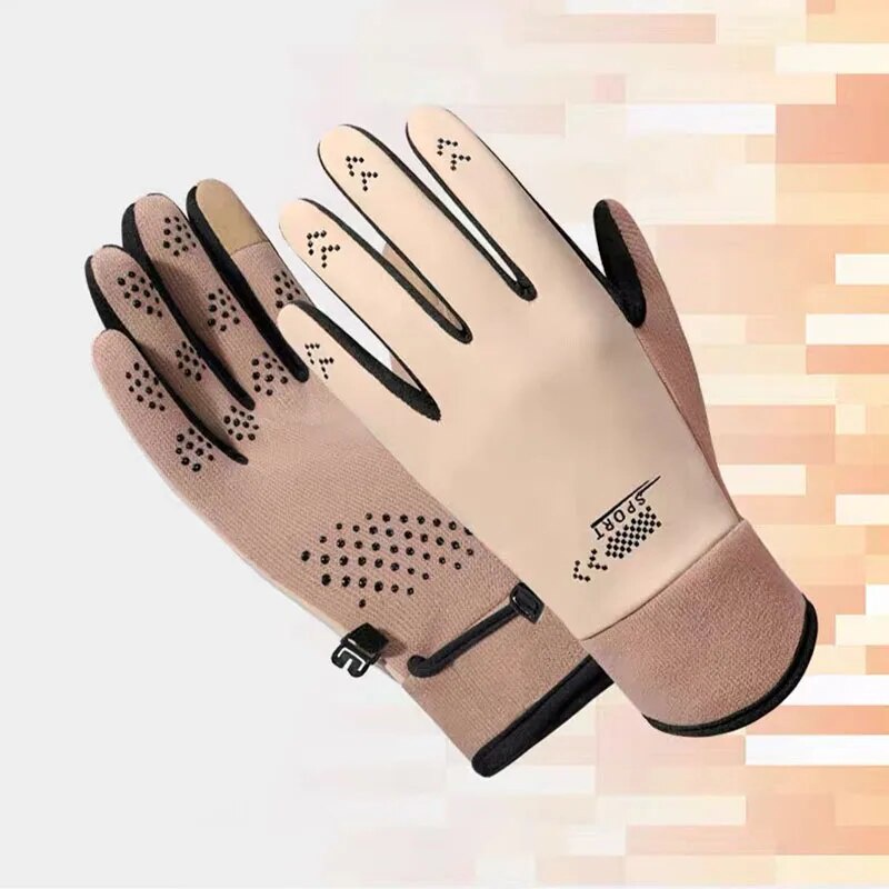 Găng Tay Lái Xe Chống Trượt Thời Trang Thu Đông Cho Nữ