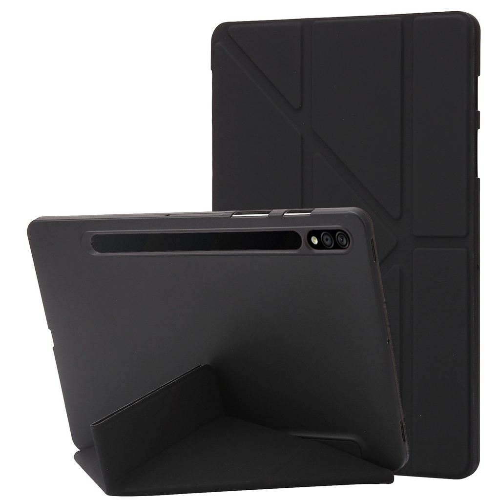 Bao Da Máy Tính Bảng Silicon Gập Ba Khúc Thông Minh Cho samsung galaxy tab s9 fe + 12.4 2023 s9 plus s9fe 10.9 wi-fi sm-J510 Ốp