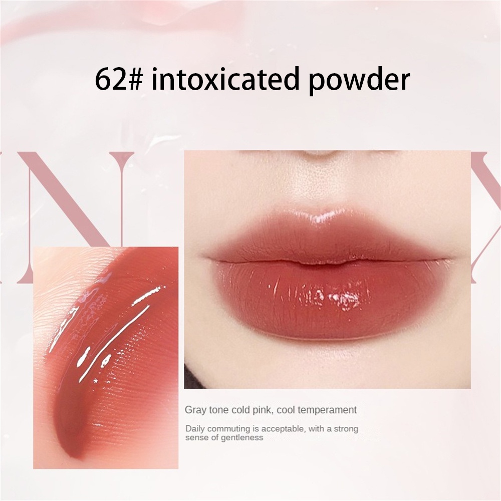 Novo Sky Realm Not Stick Cup Lip Glaze Water Gloss Mirror Doodle Lip Không thấm nước Không rơi giả trơn