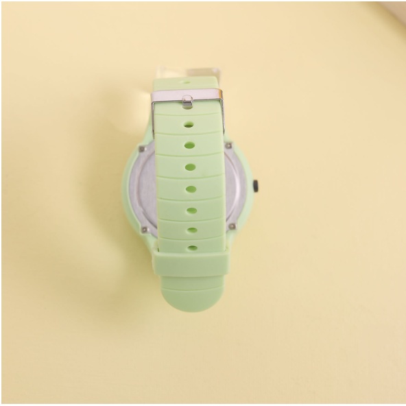 Bless u Đồng Hồ Đeo Tay Kỹ Thuật Số led silicone Thể Thao unisex  Tròn