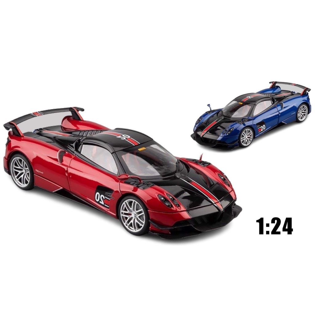 Mô hình siêu xe Pagani Huayra BC mui trần tháo rời được 1:18 Alloy Model OT221Tặng ô tô