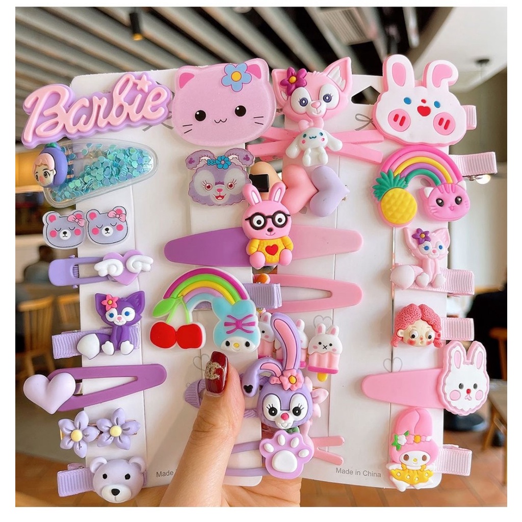 Kẹp tóc cho bé nhiều hình họa tiết cute, đáng yêu phong cách tiểu thư công chúa -  Xưởng Áo Dài Cách Tân - PB4