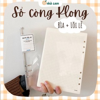 Binder / Bìa Sổ Còng PVC A5 Klong Nhà Cam [Không kèm lõi]