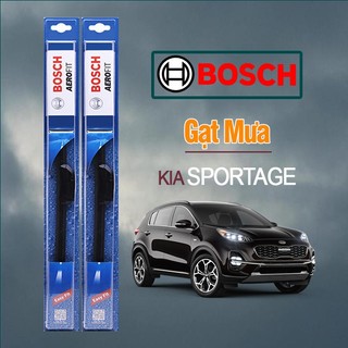 Gạt Mưa Xe Kia Sportage Thương Hiệu BOSCH Aerofit Lưỡi Silicone Cao Cấp Chính Hãng +