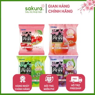 Thạch Hoa Quả Orihiro Hương Vị Trái Cây Nhật Bản Ăn Dặm Cho Bé 40g (20g*12 gói)