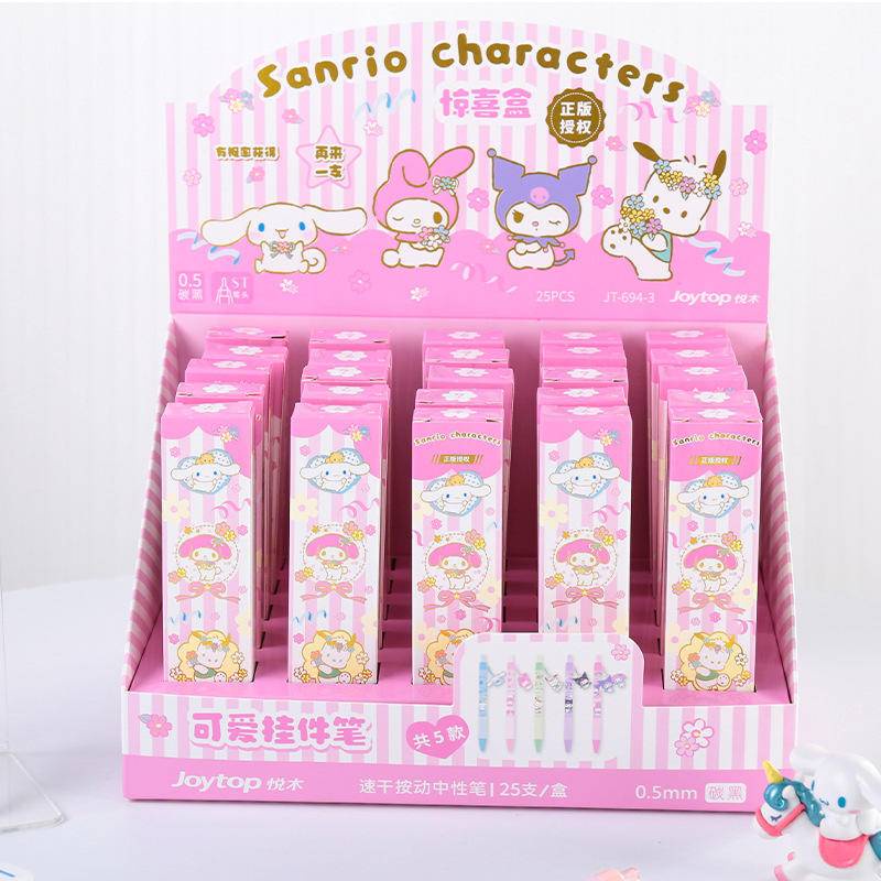SANRIO 1 Bút Bi laser Hoạt Hình kuromi mymelody Dễ Thương