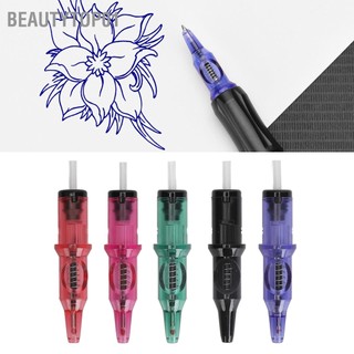 Beautytop01 bộ bút xăm hình hộp mực bi 5 màu silicon thực tế da cho salon đào tạo