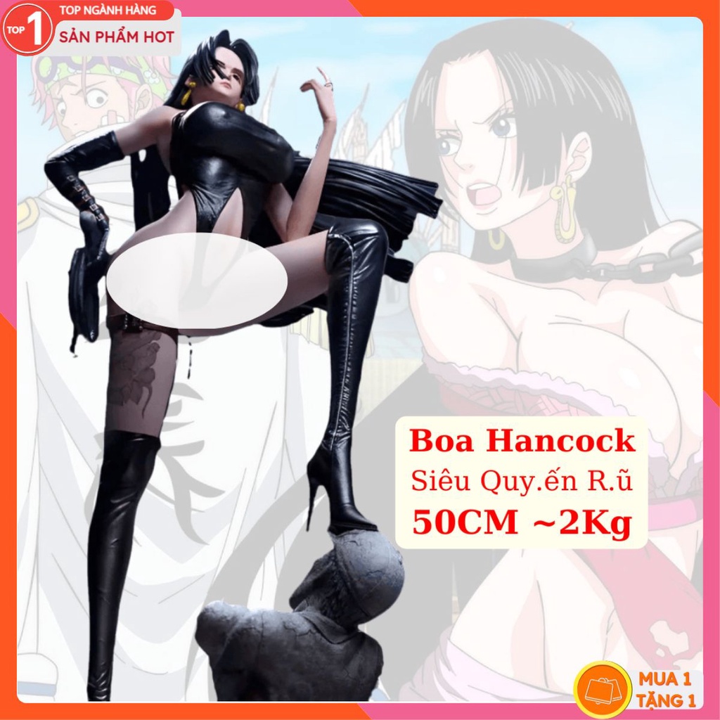 Mô Hình Boa Hancock Siêu Phẩm Cao 50cm - Nặng 2kg Mô hình One Piece Cao Cấp, Figure Mô Hình Anmie One Piece Luffy Vua Hả