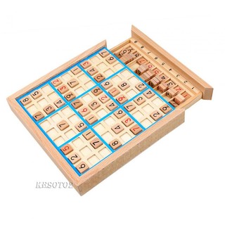 Bộ trò chơi sudoku bằng gỗ cho gia đình