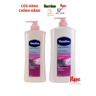 Vaseline dưỡng thể trắng da tác động 10x có chống nắng UV  Thái Lan 320-500ml