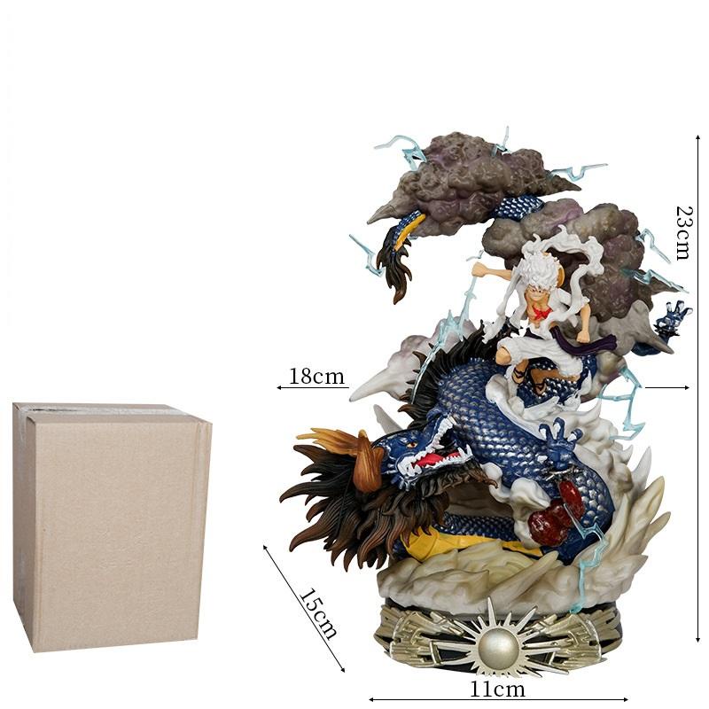 Mô hình Luffy Gear 5 đấm Kaido siêu ngầu cao 23cm - Mô hình One Piece