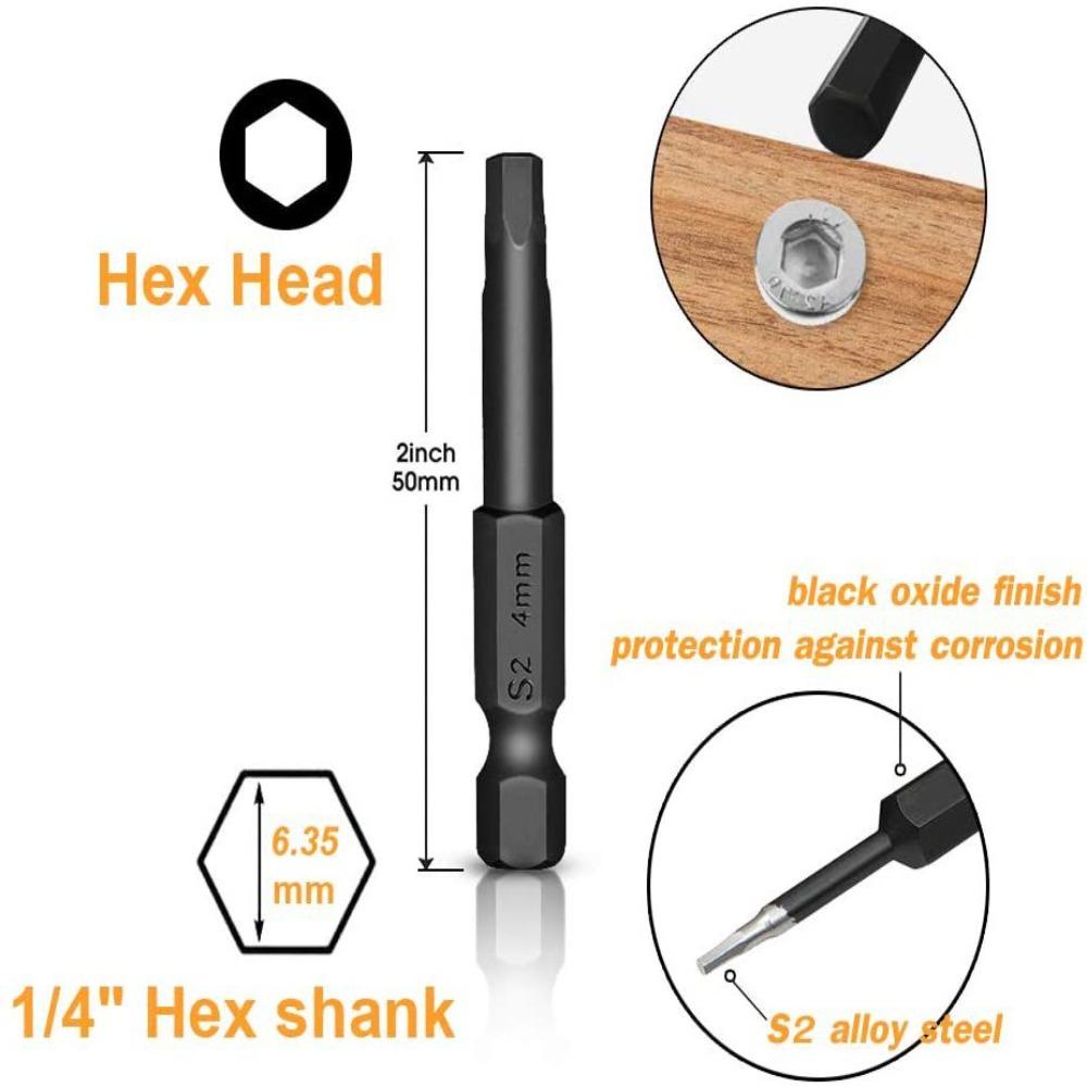 Gofidin Bộ Đầu Cờ Lê Lục Giác Bằng Thép s2 Tháo Lắp Nhanh Tiện Dụng