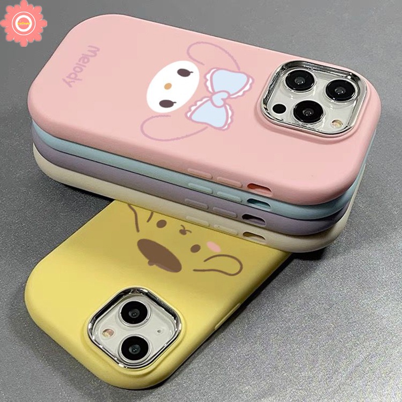 Dễ Thương Ốp Điện Thoại tpu In Hoạt Hình sanrio kuromi Cho iphone 11 15 12 14 13 pro max 15 7 8 plus xr x xs max