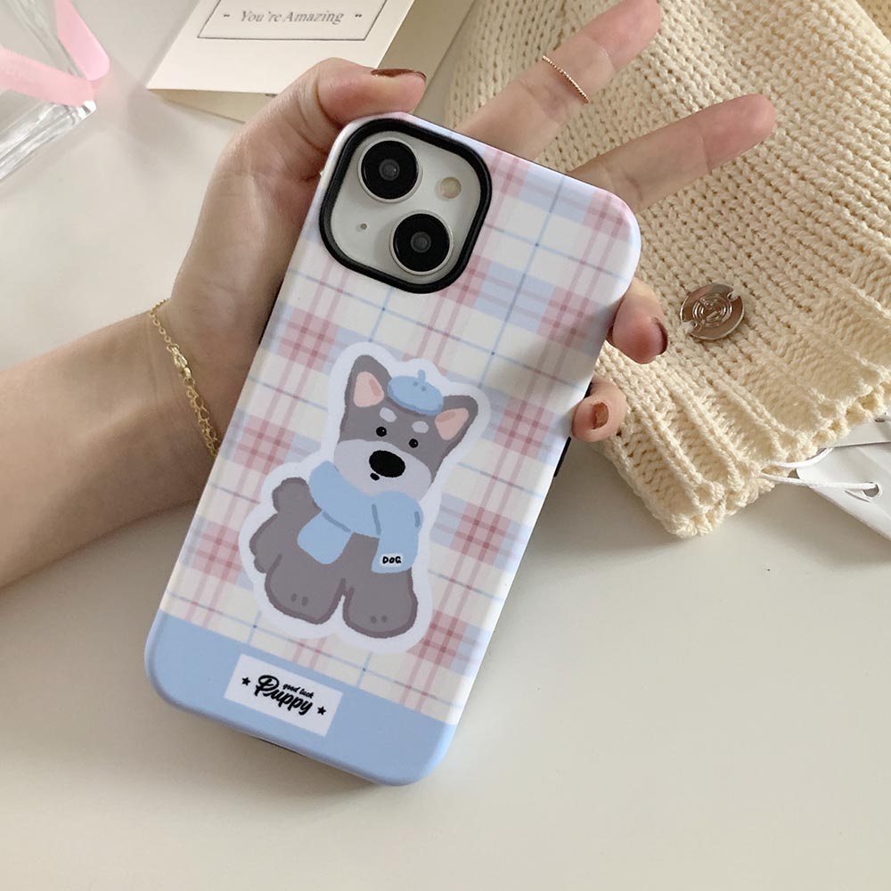 Vỏ Ốp Điện Thoại Cứng Hình Chú Cún Cho iphone 11 12 12pro 12promax 13 13pro 13promax 14 14pro 14promax 15 15pro 15promax