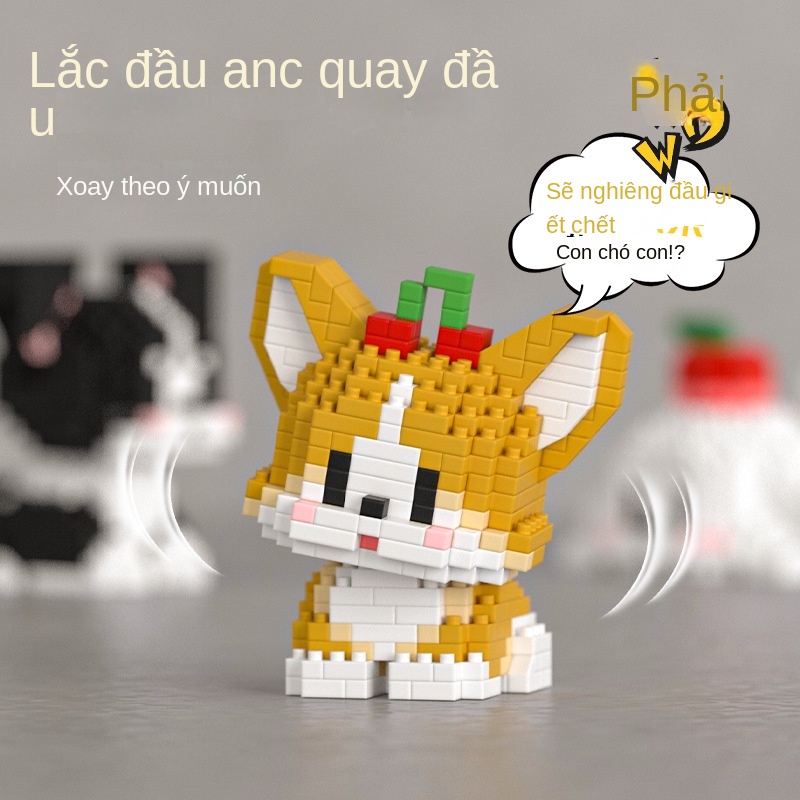 Bộ Đồ Chơi Lắp Ráp Chú Chó hakimi