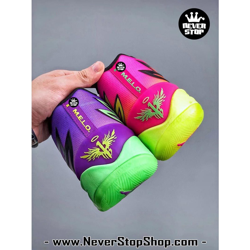 Giày bóng rổ PM MB 02 RICK & MORTY siêu phẩm 2 màu cực đẹp, bản đẹp chi tiết chuẩn nhất FREESHIP+TẶNG VỚ | NeverStopShop