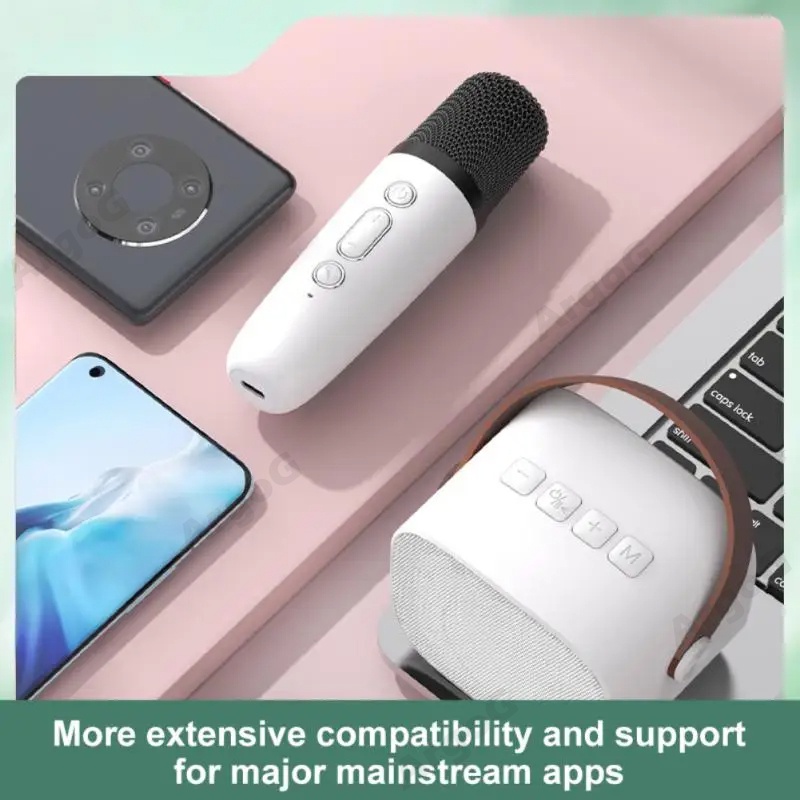 Loa bluetooth Không Dây mini Di Động Kèm Micro Dùng Để Hát karaoke Thích Hợp Làm Quà Giáng Sinh