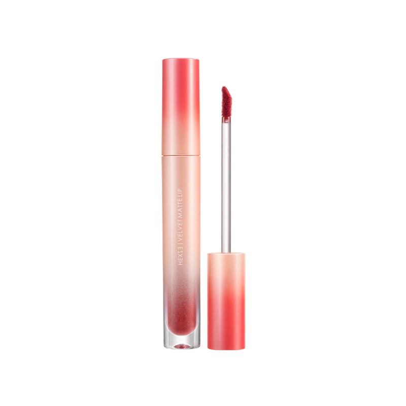 In Stock#  Han Xizhen Lightweight Velvet Matte Matte Lip Gloss Moisturizing Not Easy to Fade Lipstick Lip Gloss 12cc