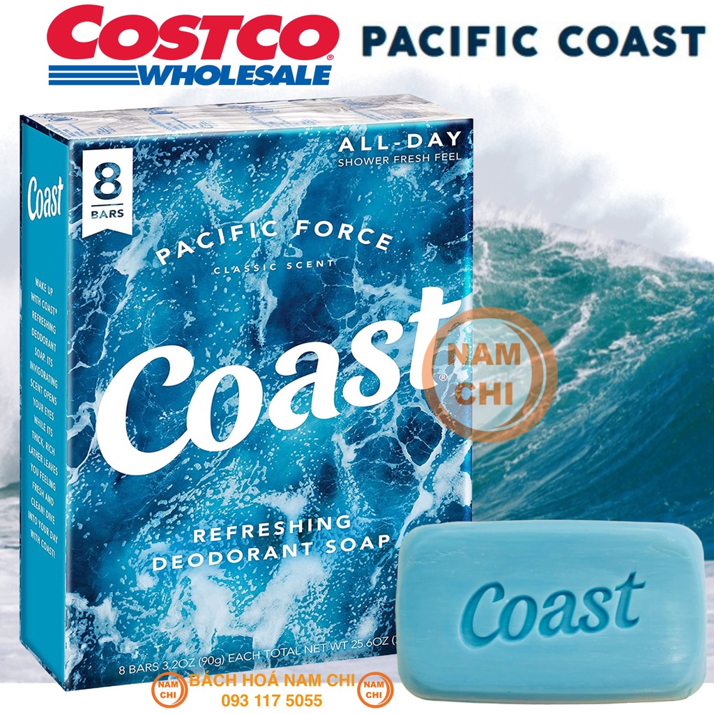 Xà Phòng Coast Mỹ Classic Scent Pacific Ocean 113g - Made In USA