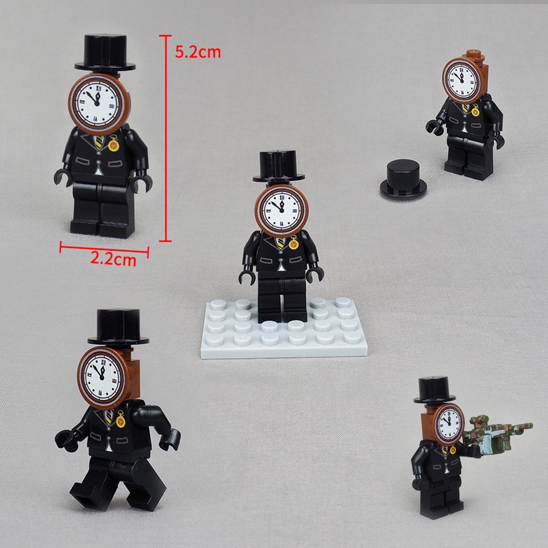 Man vs Bộ Đồ Chơi Xếp Hình toilet man vs man 4.5cm Sáng Tạo Cho Trẻ Em