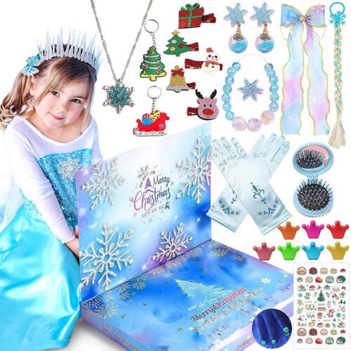 Snow and Ice Jewelry Christmas Advent Calendar Blind Box