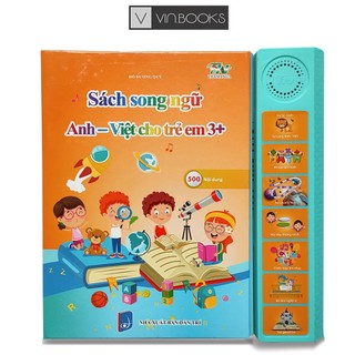 Sách Nói Điện Tử Song Ngữ Anh Việt Cho Bé (Phiên Bản Đặc Biệt Nâng Cấp Nhiều Tính Năng Có Tặng Kèm Pin)