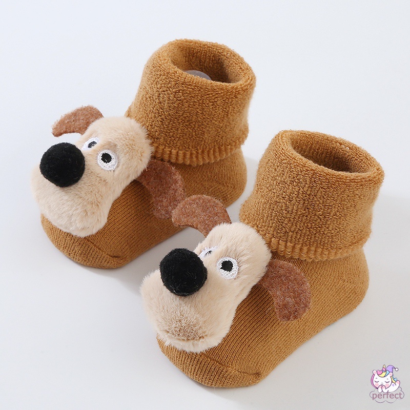 Đôi Vớ cotton Chống Trượt In Hoạt Hình Cho Bé Sơ Sinh