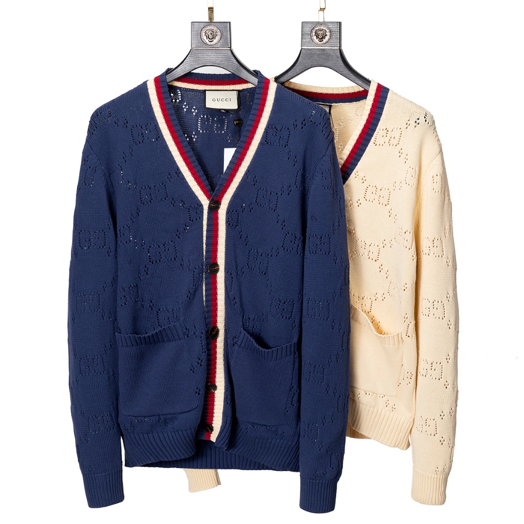 Áo Khoác cardigan gucci Dệt Kim Cổ Chữ v Thời Trang Dành Cho Nam Size s-xxxl pp262