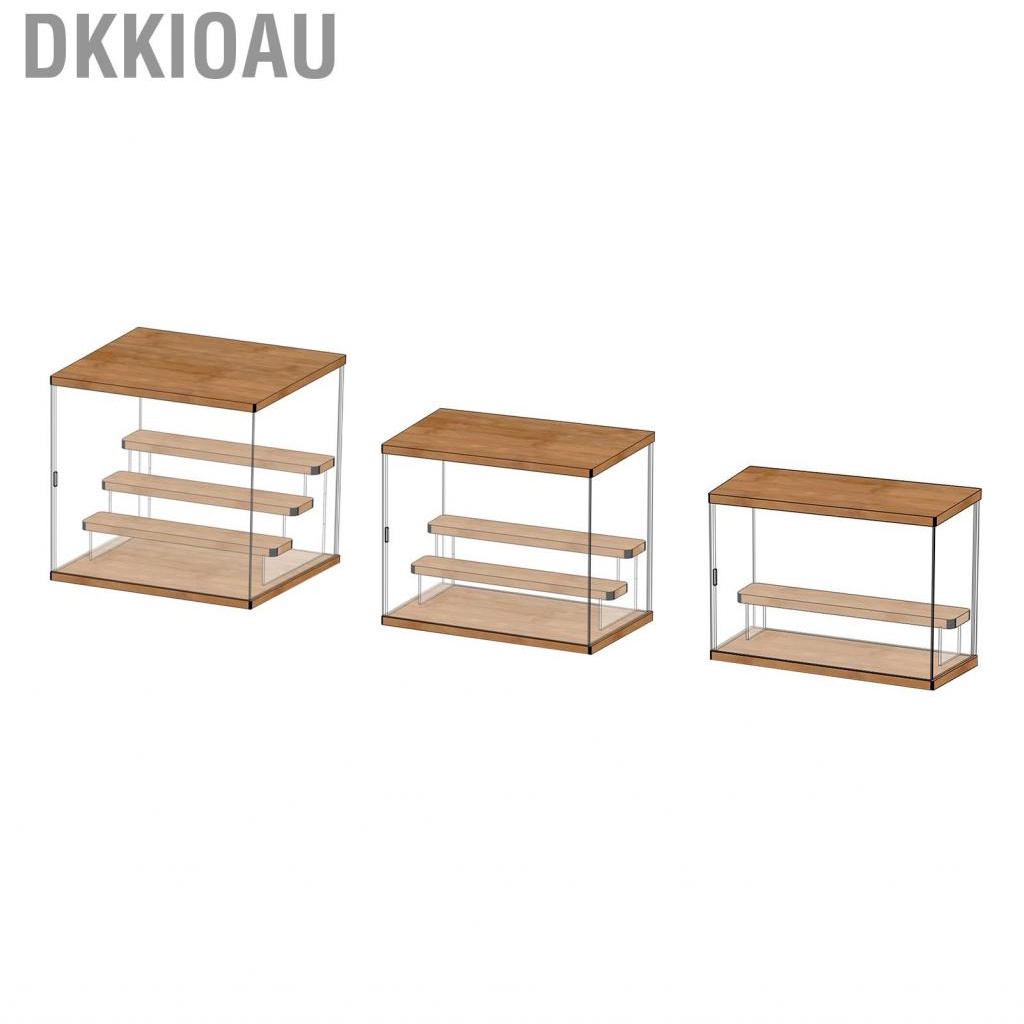 Dkkioau Clear Action Figure Storage Box  Acrylic Blind Showcase Dustproof for Displaying Hand Toys