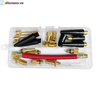 Bộ 21 dụng cụ bơm lốp xe đạp dilussoss.vn