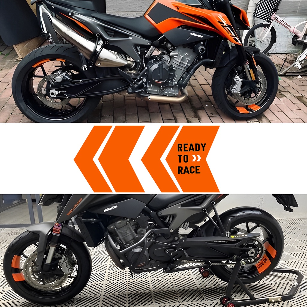 Miếng Dán Trang Trí Viền Bánh Xe Mô Tô ktm 1290 super adventure duke 790