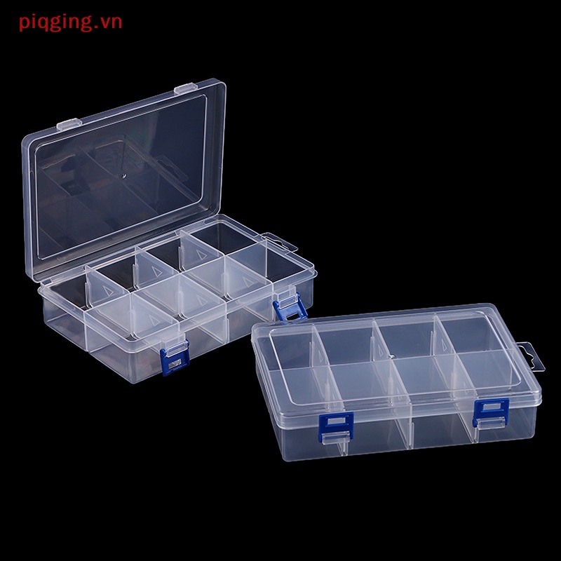Hộp Nhựa Đựng Dụng Cụ Sửa Chữa Điện 8 Ngăn 20 * 13.5 * 4.5cm