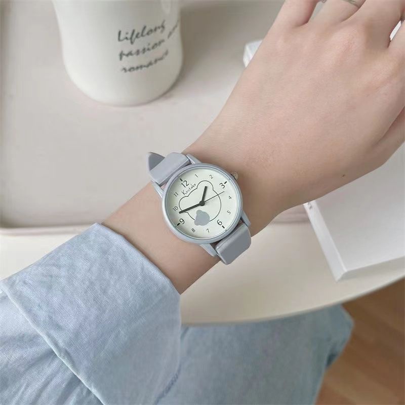 Đồng Hồ Đeo Tay Kiểu Nhật Bản Thiết Kế Đơn Giản Dễ Thương Cho Bé