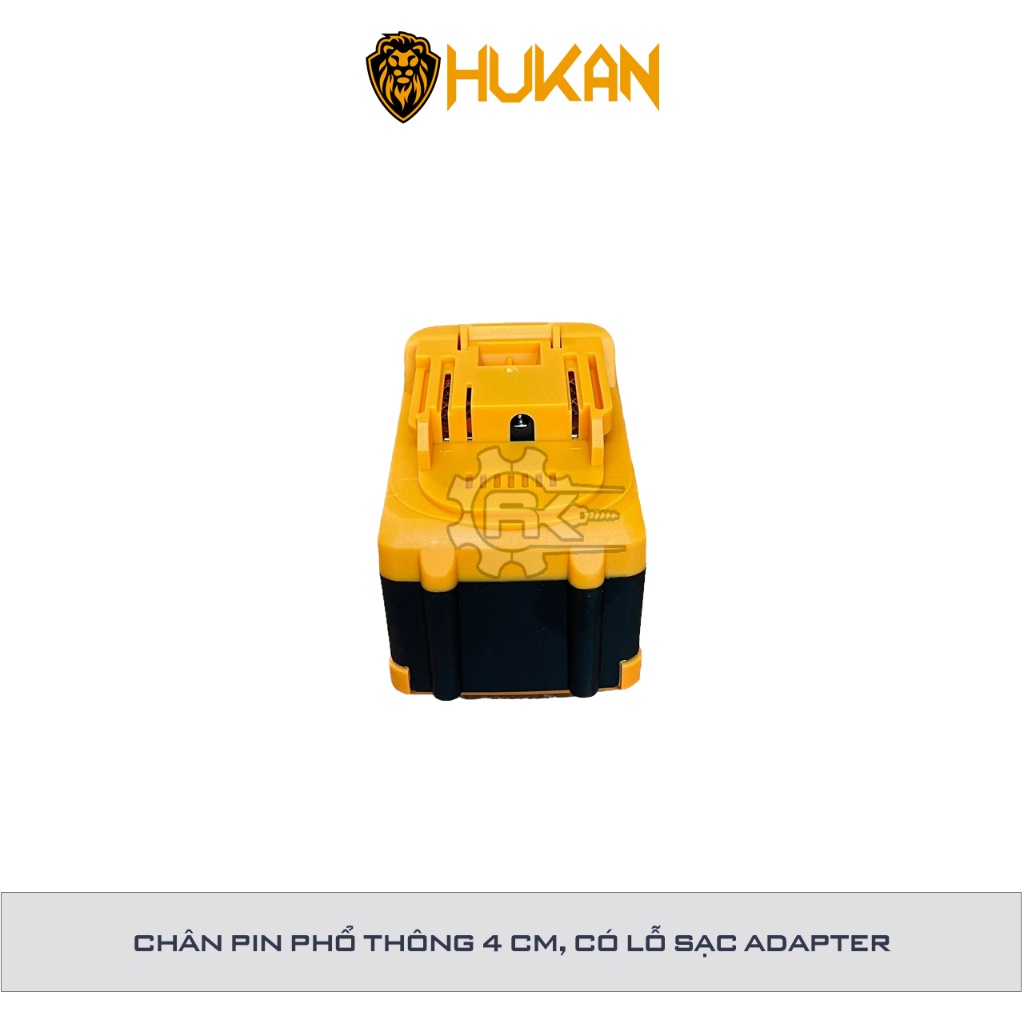 Pin HUKAN 15 Cell, 20 Cell Dung lượng 6A 8A, Mạch 3 mosfed, Cell pin 2000mAh mẫu mới 2023