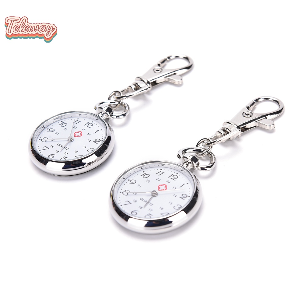 Móc Khóa Đồng Hồ Bỏ Túi Bằng Thép Không Gỉ Dễ Thương laiqianfa444}
