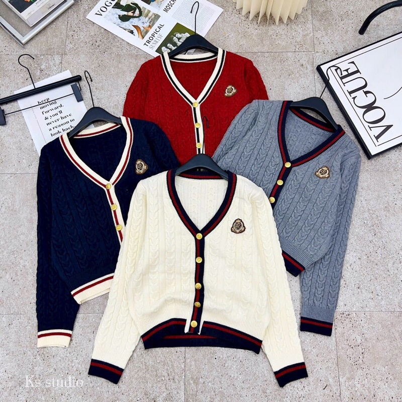 Áo khoác candigan len