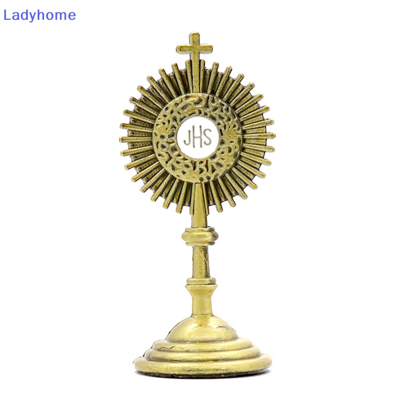 Ladyholic Tượng Thần Thánh Giá Vàng Tôn Giáo Trang Trí Bàn Làm Việc