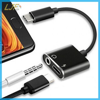 Cáp chuyển đổi 2 trong 1 type-c sang 3.5mm aux